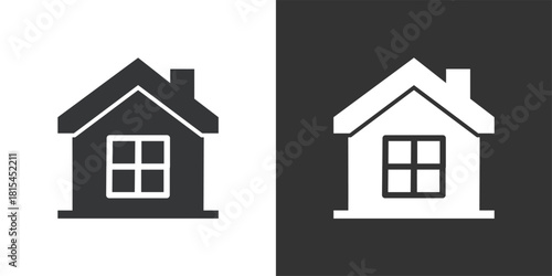 House icon. Solid glyph series icon