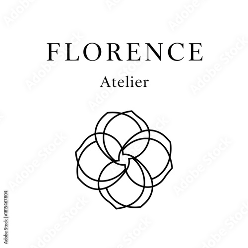 Florence Atelier Logo Design Elegant and Minimalist Brand Identity.