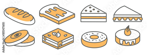 bakery cake icons