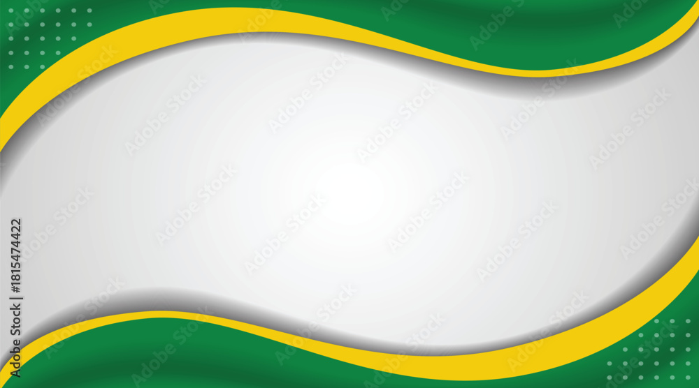 Fototapeta premium Blank space brazil flag background