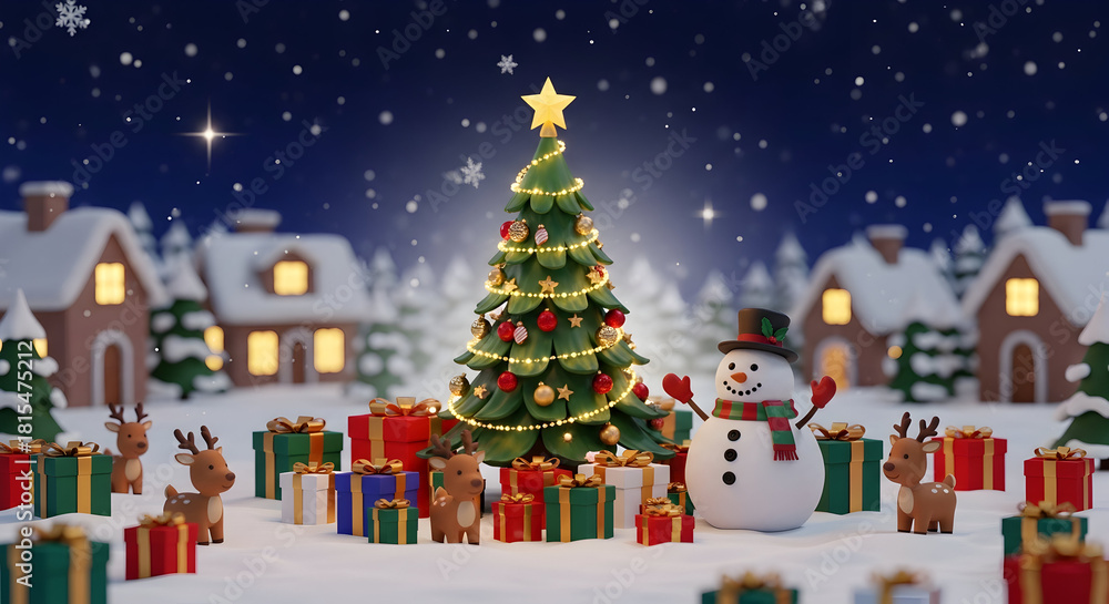 Obraz premium Christmas Background & Wallpaper