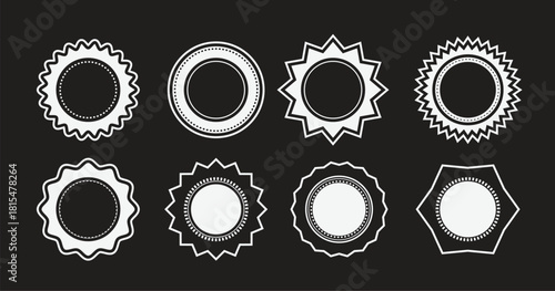 circle badge emblem design