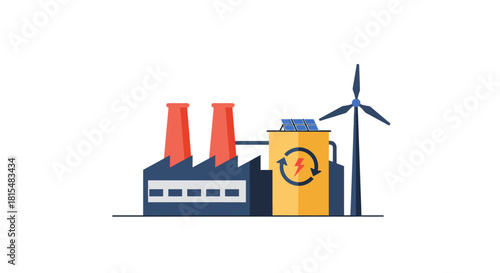 Clean Energy Power Plant Renewable Resources and Sustainable Technologies green energy