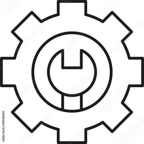 maintenance icon. outline design art