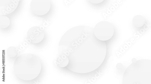 Soft White Circles Loop – Minimalist Abstract Background