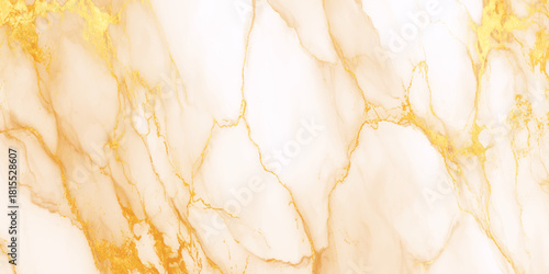 Luxurious abstract gold and white marble texture with elegant golden veins, alcohol ink art, premium background.