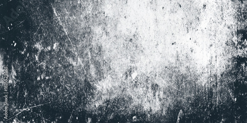 Dark grunge metal texture with scratches and gradient light old distressed concrete wall background banner.