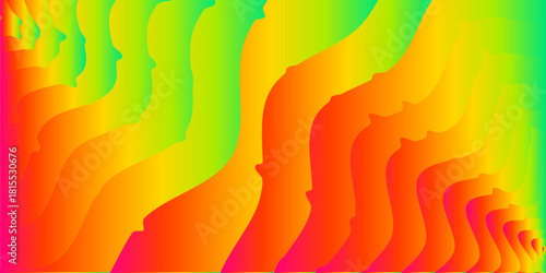 Abstract rainbow gradient color stripe background featuring vivid multicolor flowing bands creating energetic modern visual atmosphere for creative digital design work