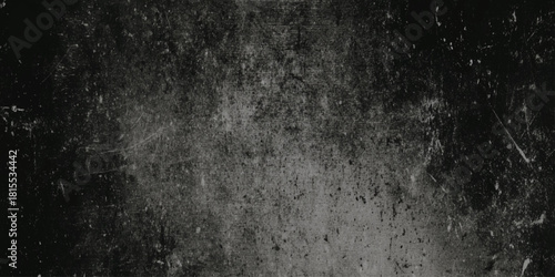 dark grey grunge distressed textured background worn scratches damage dirty concrete wall surface vintage, and grunge aesthetic.