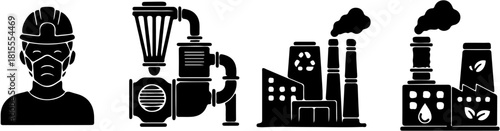 Air Filtration and Factory Regulation Symbols