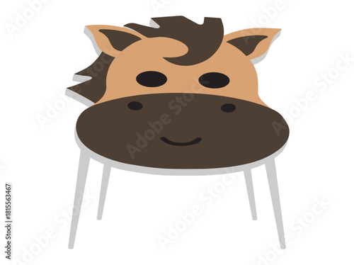 Animal Study Table Clip Art
