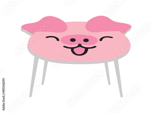 Hand Drawn Animal Study Desk
