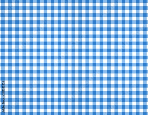 ギンガムチェック　青　ブルー