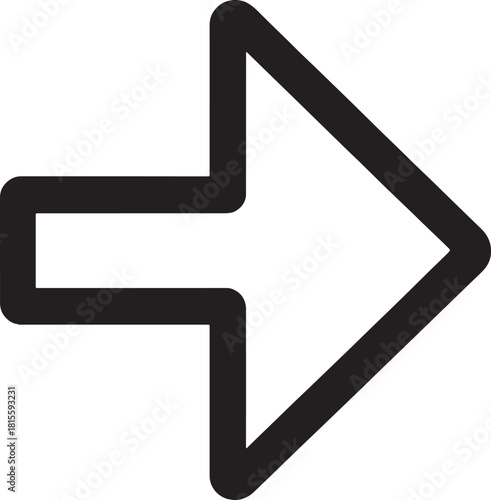 Hand cursor and vector arrow icons on a blank white digital notebook screen for mobile touch technology