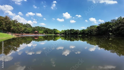 A beautiful 4K lake scene with calm water and serene natural reflections. Perfect for travel videos, nature projects, scenic backgrounds, and peaceful landscape content.
