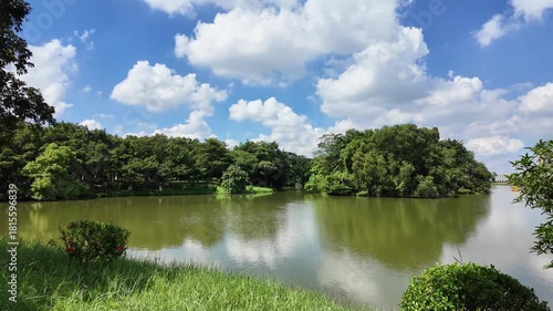A beautiful 4K lake scene with calm water and serene natural reflections. Perfect for travel videos, nature projects, scenic backgrounds, and peaceful landscape content.
