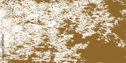 Abstract grunge background featuring a textured, old, dirty, brown stone wall surface with rust and metal pattern detail