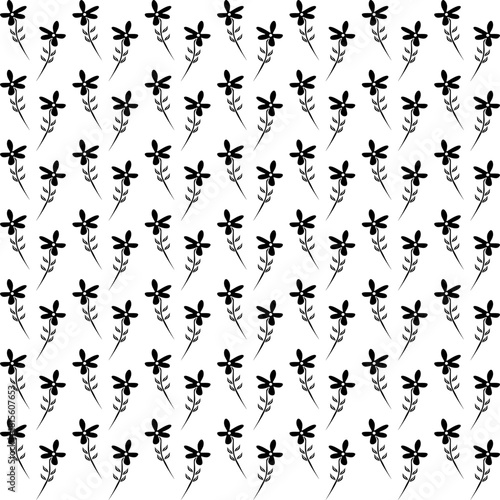 black and white seamless pattern