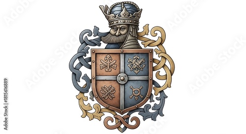 Medieval Coat of Arms - A Symbol of Heritage and Nobility.