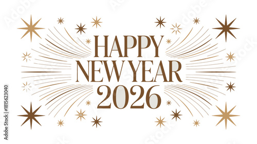 New Year's Eve 2026 Celebration: A festive illustration for the upcoming New Year, radiating excitement and anticipation for the year ahead.
