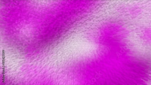 Dynamic abstract pink and white mosaic background creating an eye catching modern motion effect with depth and texture for creative projects