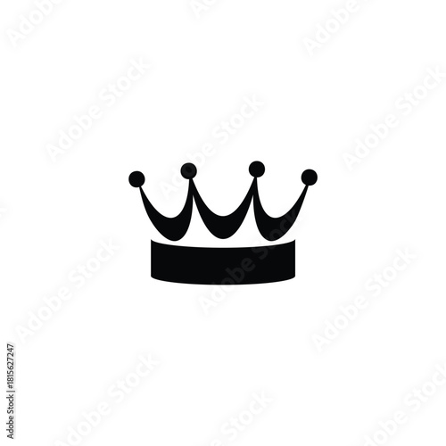 Crown icon symbol vector, King Crown icon illustration.