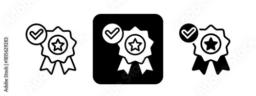 Best Practice Solid color and black line drawing vector illustration set