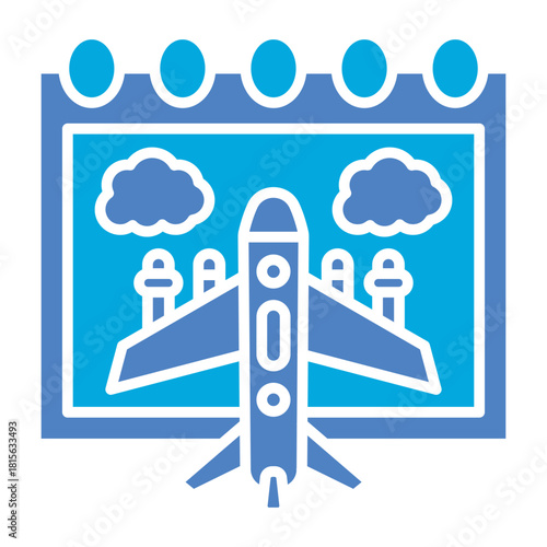 Airplane flight Icon
