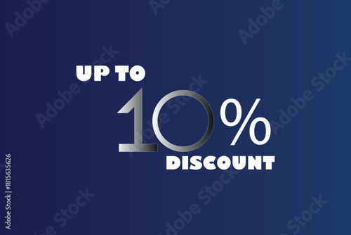 Up to 10% Discount Promotion Banner