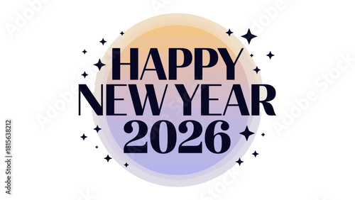 Happy New Year 2026: A festive graphic welcomes the arrival of 2026 with celebratory flair.