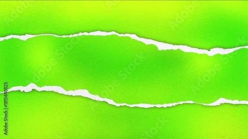 Vibrant green texture video with torn paper edges creating dynamic reveals and modern design possibilities for your next project