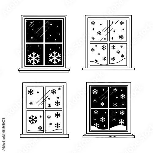 Set of black and white clock vector icons for casino card game design featuring a collection of poker symbols and playing cards for gambling art projects