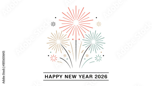 Celebrating the New Year with a Bang: A vibrant display of fireworks heralds the arrival of a new year, symbolizing joy, hope, and the excitement of a fresh start.
