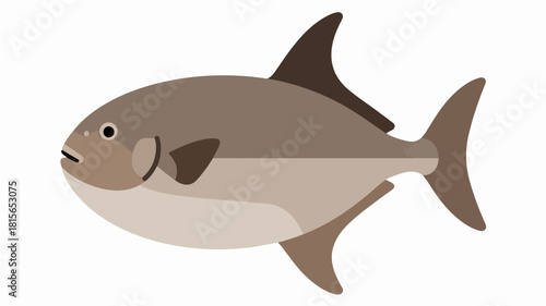 Fish illustration vector diagram
