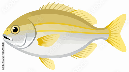 Fish illustration vector diagram