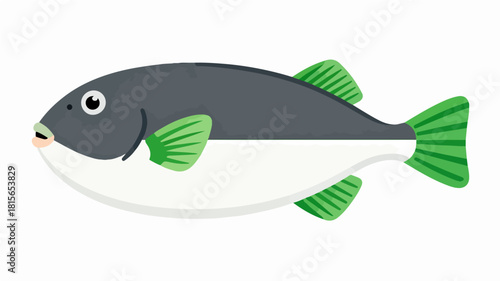 Fish illustration vector diagram