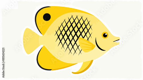 Fish illustration vector diagram