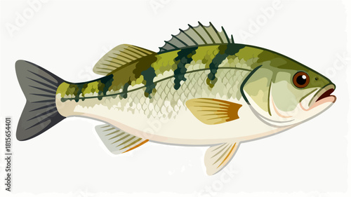 Fish illustration vector diagram