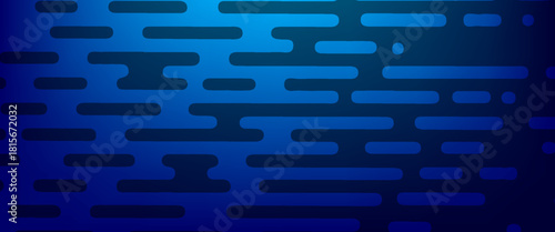 Seamless dark blue Irregular Rounded Lines Background for modern flat web site design. Vector Halftone Transition Abstract Wallpaper Pattern.
