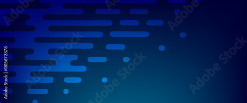 Seamless dark blue Irregular Rounded Lines Background for modern flat web site design. Vector Halftone Transition Abstract Wallpaper Pattern.
