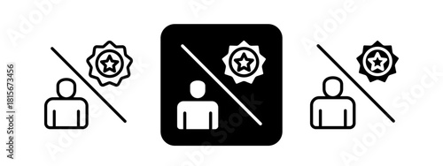 Challenge Solid color and black line drawing vector illustration set