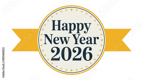 New Year 2026: The New Year's message of 2026, conveying anticipation, celebration, and new beginnings. conveying the essence of hope for the year to come.