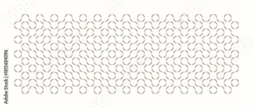 Geometric Maze Pattern, neutral light tones, vector print illustration