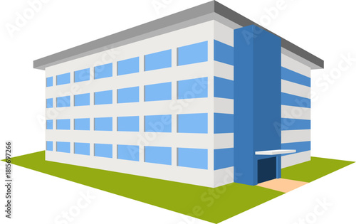3D Building Graphics – Modern Architecture and City Structure Illustration