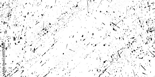 Abstract white and black grunge dust particle and dust grain texture. old grunge texture with scratches and cracks paint wall texture. dust overlay distress grain with scratch grunge urban background.