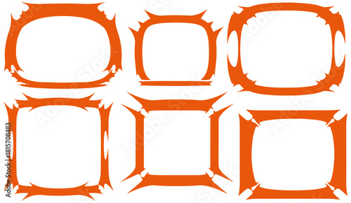 Dynamic border collection for eye-catching designs, frame elements for creative projects