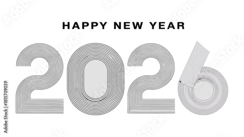 Happy New Year 2026: Celebrate the dawn of a new year, with a festive greeting featuring the year 2026 displayed prominently.