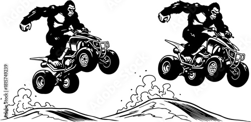 igfoot Sasquatch Forest Silhouette Legend