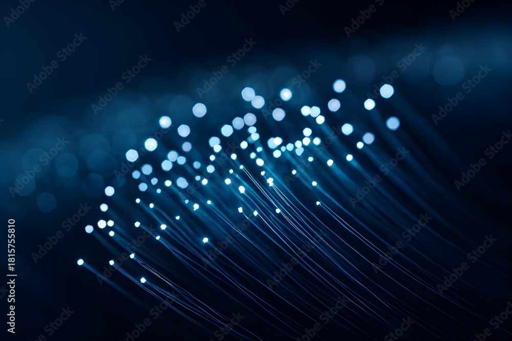 Obraz premium fiber optic background