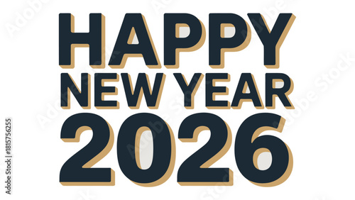 Happy New Year 2026: A festive graphic conveys heartfelt wishes for the approaching new year, capturing the spirit of celebration and new beginnings.